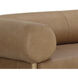 Bromley Rustic Oak / Ludlow Sesame Leather Sofa